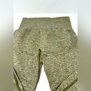 LILIA slimming anti-cellulite ribbed leggings tan neutral active xs‎